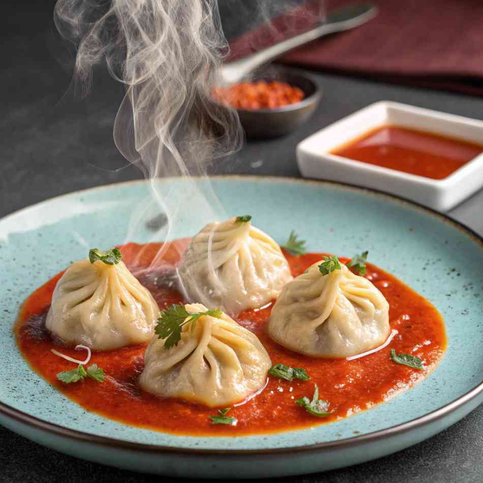 Steamed Momo (veg) home delivery Steamed Momo (veg) home delivery